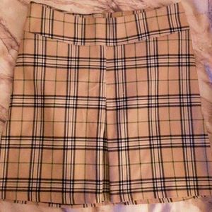 **SOLD** PLAID MINI SKIRT